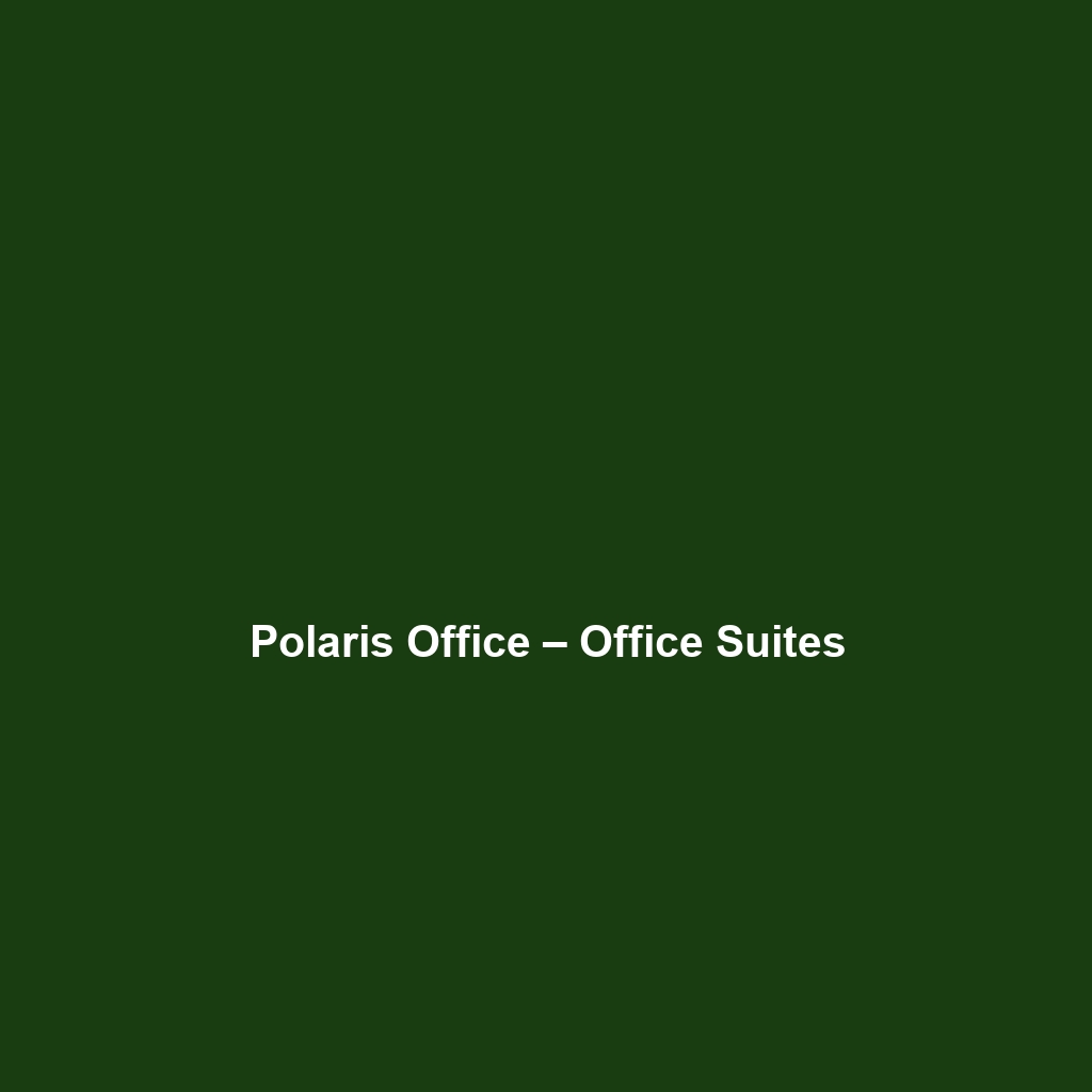 Polaris Office – Office Suites