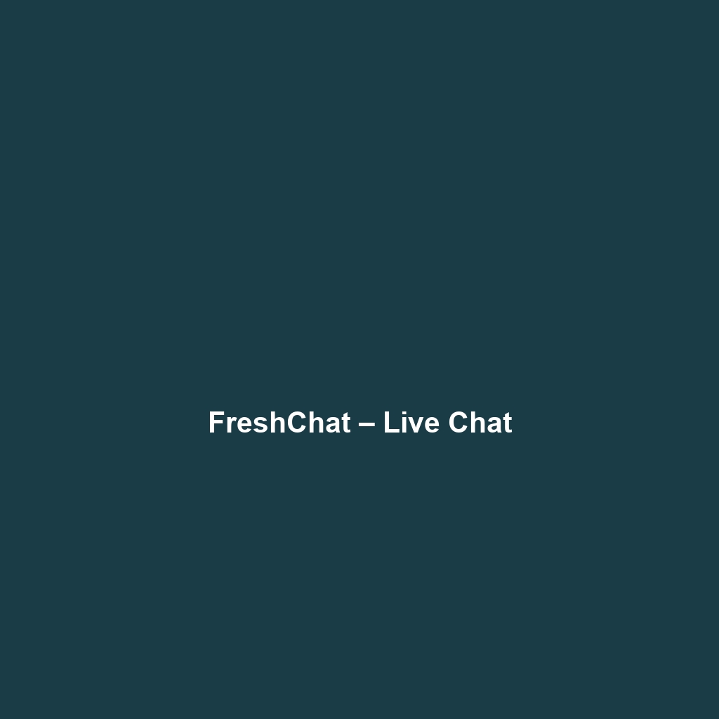 FreshChat – Live Chat